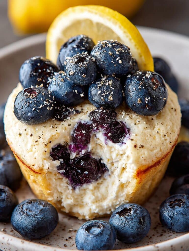 Lemon Blueberry Cottage Cheese