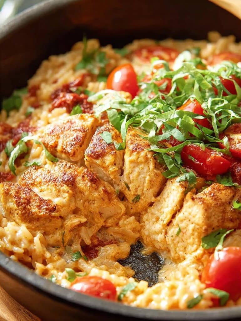 One Pot Queso Chicken