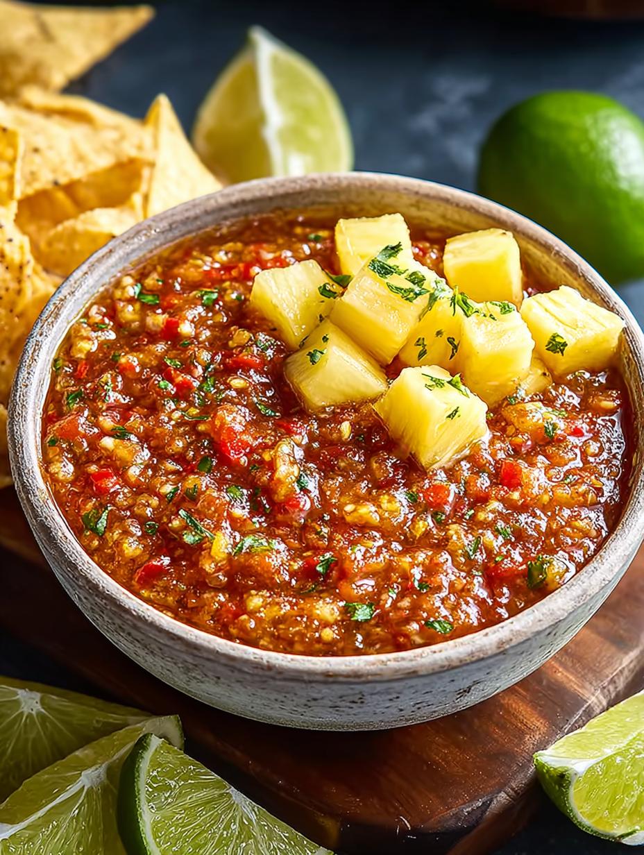 Pineapple Chipotle Salsa: 5 Sweet & Spicy Combinations - Pineapple Chipotle Salsa - additional detail