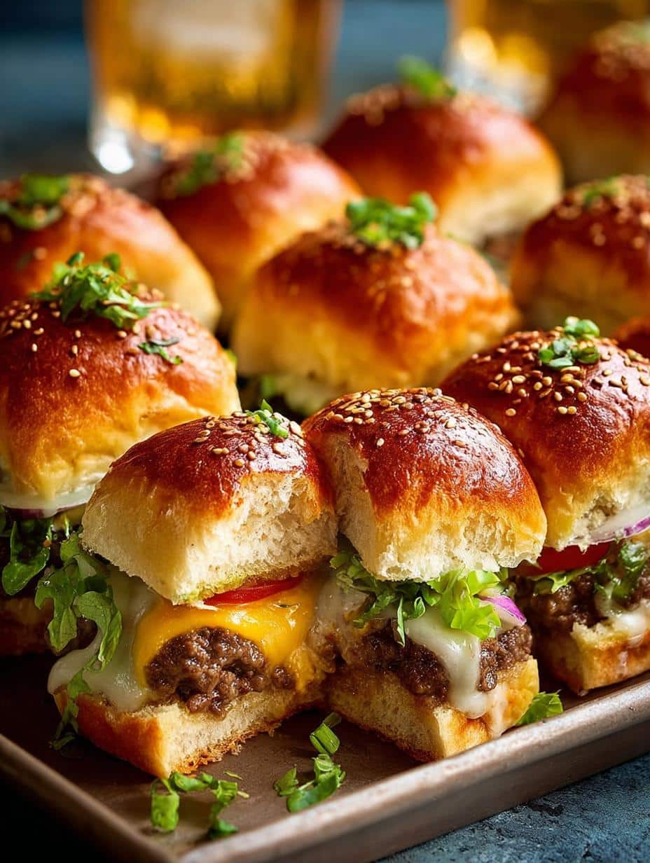 Pull Apart Cheeseburger Sliders That Will Delight Everyone - Pull Apart Cheeseburger Sliders - main visual representation