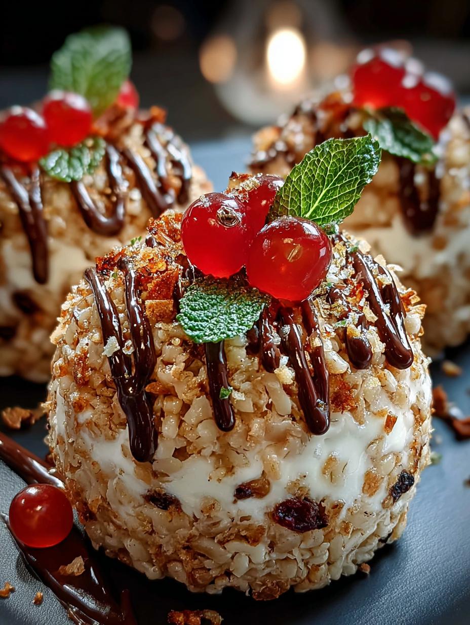 Delicious Rice Krispie Christmas Puds for Festive Fun - Rice Krispie Christmas Puds - main visual representation
