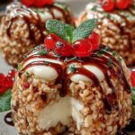 Rice Krispie Christmas Puds