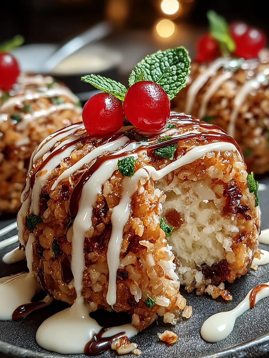 Delicious Rice Krispie Christmas Puds for Festive Fun - Rice Krispie Christmas Puds - additional detail
