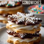 Snowflake Sugar Cookie Sandwiches: 24 Irresistible Treats 2 Snowflake Sugar Cookie Sandwiches