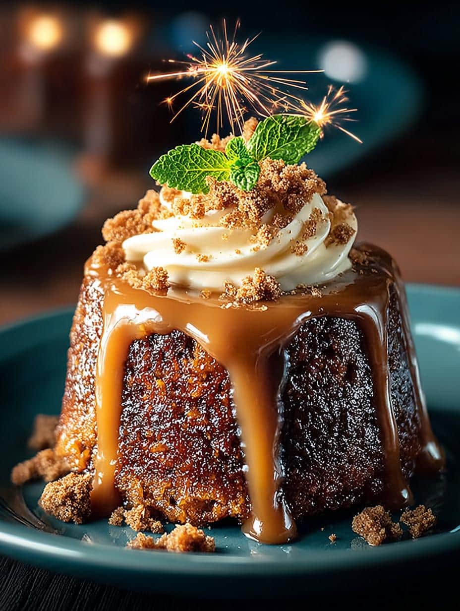 Vegan Sticky Toffee Biscoff: 8 Irresistible Cozy Servings - Vegan Sticky Toffee Biscoff - main visual representation