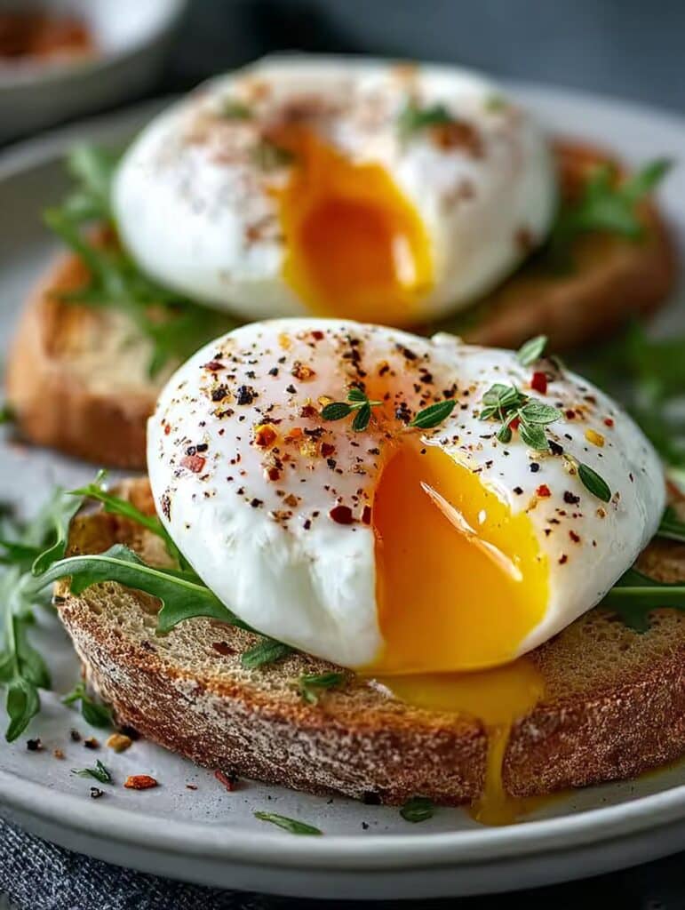 Air Fryer Poached Eggs