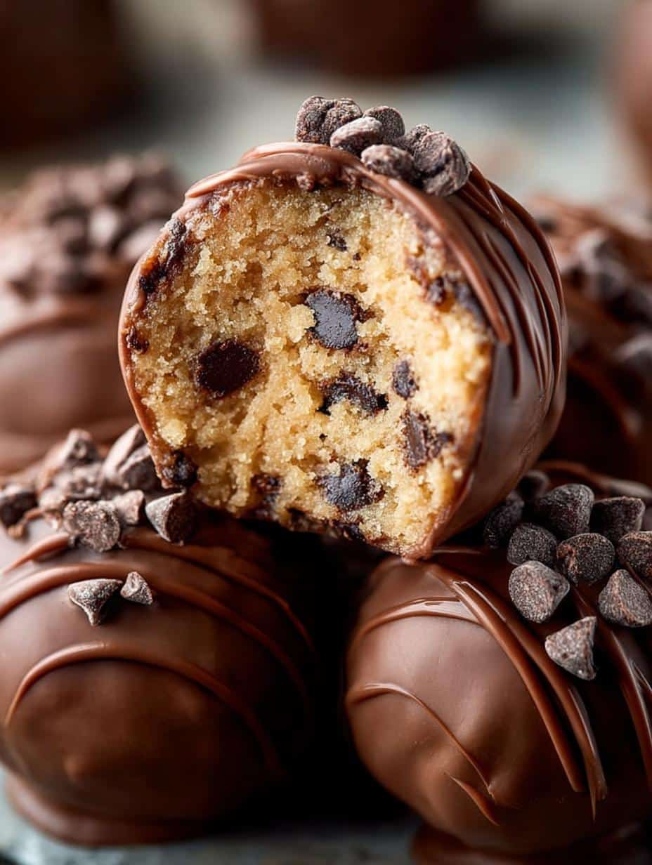 Bake Cookie Dough Truffles: 22 Irresistible Treats 3 Bake Cookie Dough Truffles: 22 Irresistible Treats - Bake Cookie Dough Truffles - additional detail