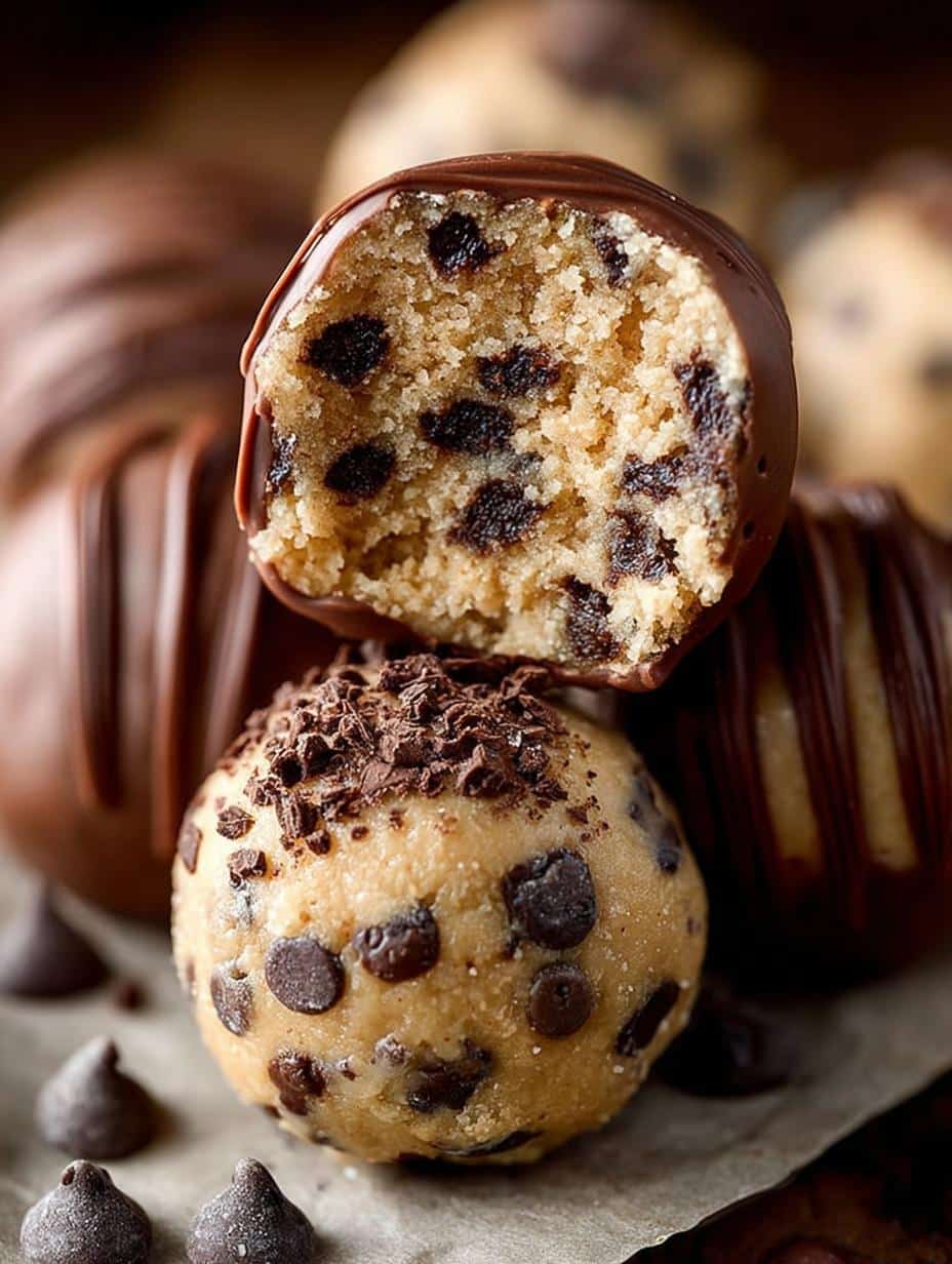 Bake Cookie Dough Truffles: 22 Irresistible Treats 1 Bake Cookie Dough Truffles
