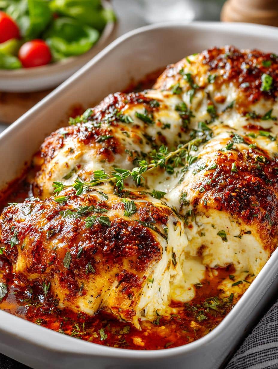 Cheesy Mozzarella Chicken Bake: 5 Reasons to Love It 3 Cheesy Mozzarella Chicken Bake: 5 Reasons to Love It - Cheesy Mozzarella Chicken Bake - additional detail