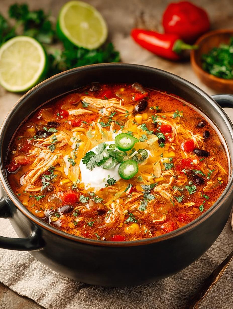 Chicken Enchilada Soup: 6 Comforting Ways to Enjoy It - Chicken Enchilada Soup - additional detail