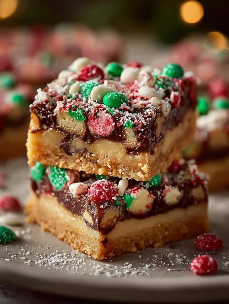 Christmas Cookie Bars Holiday