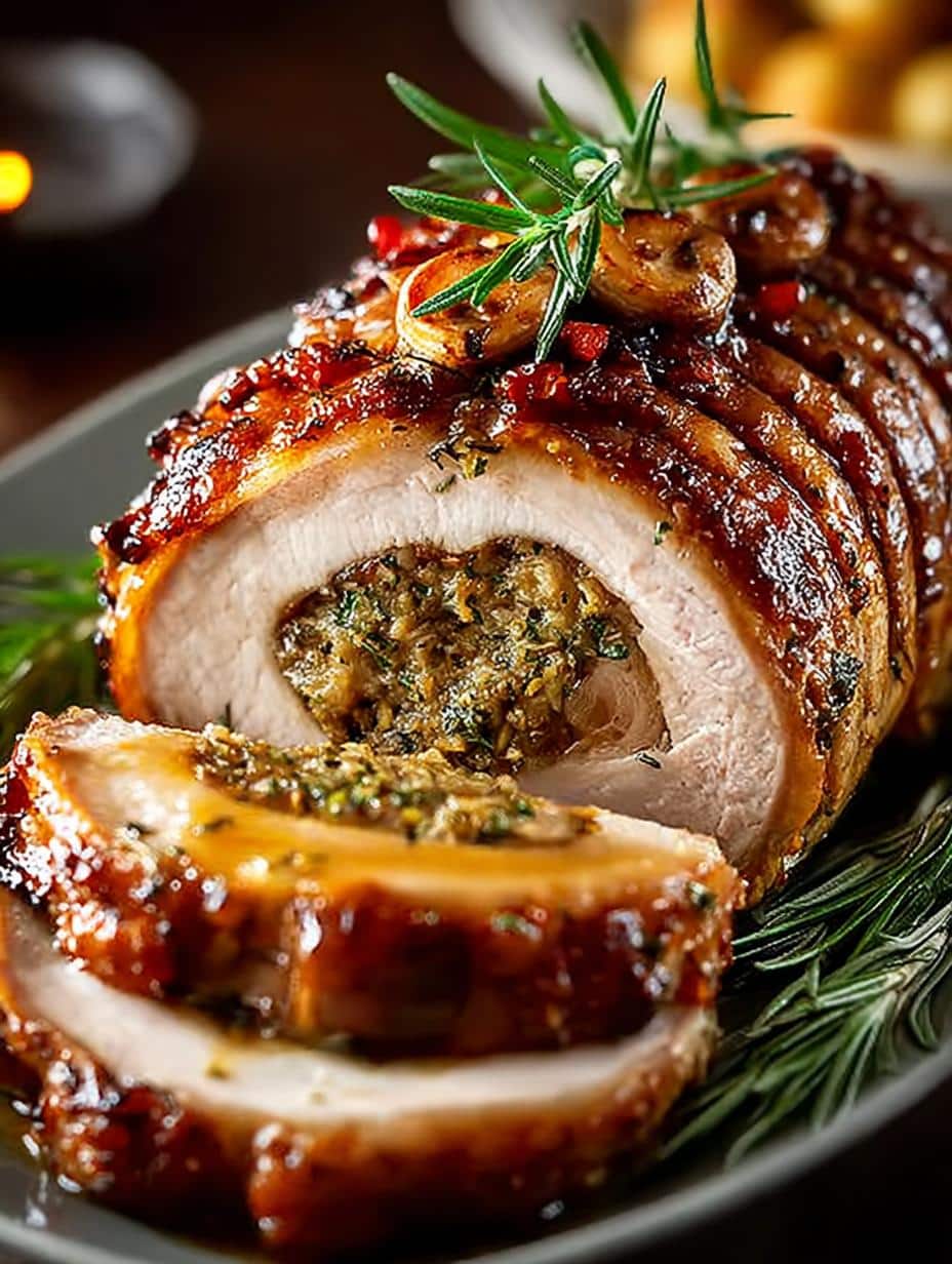 Christmas Stuffed Turkey Roast for a Joyful Celebration 1 Christmas Stuffed Turkey Roast