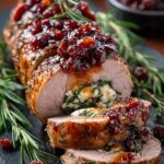 Christmas Stuffed Turkey Tenderloin
