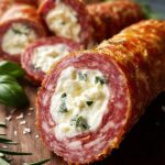 Cream Cheese Salami Roll: 12 Savory Snack Delights 4 Cream Cheese Salami Roll