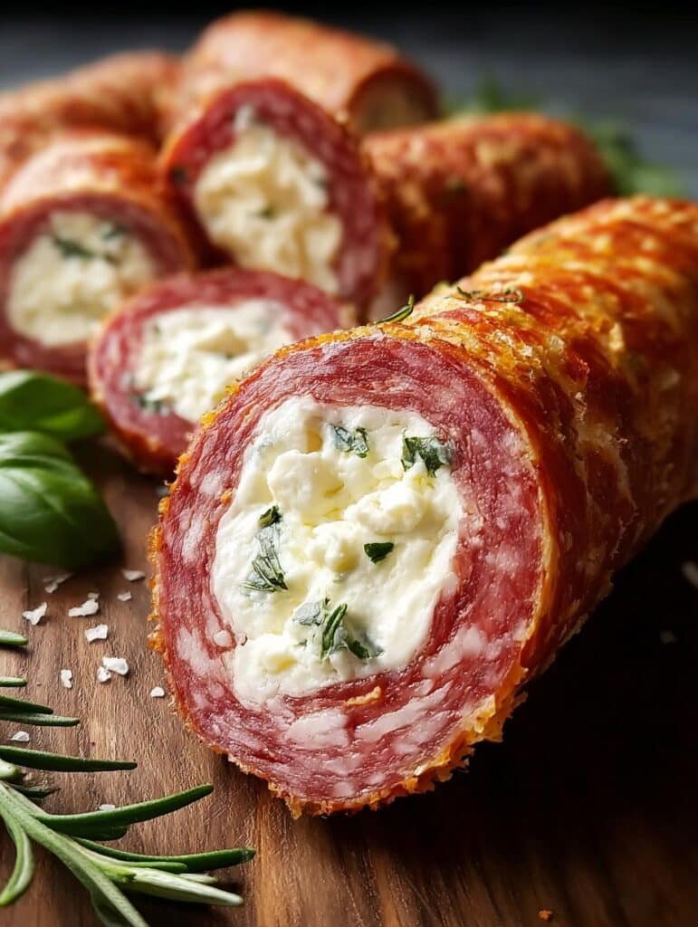 Cream Cheese Salami Roll
