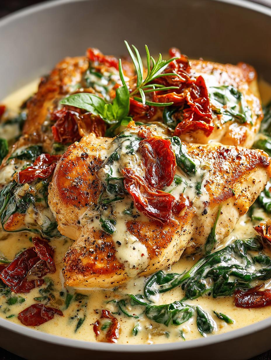Creamy Tuscan Chicken: 7 Steps to Italian Comfort Food - Creamy Tuscan Chicken - additional detail