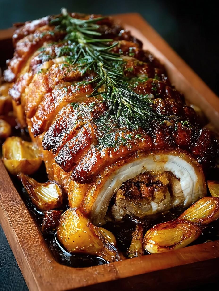 Crispy Porchetta with Almond: 8 Steps to Perfection 2 Crispy Porchetta with Almond: 8 Steps to Perfection - Crispy Porchetta with Almond - main visual representation