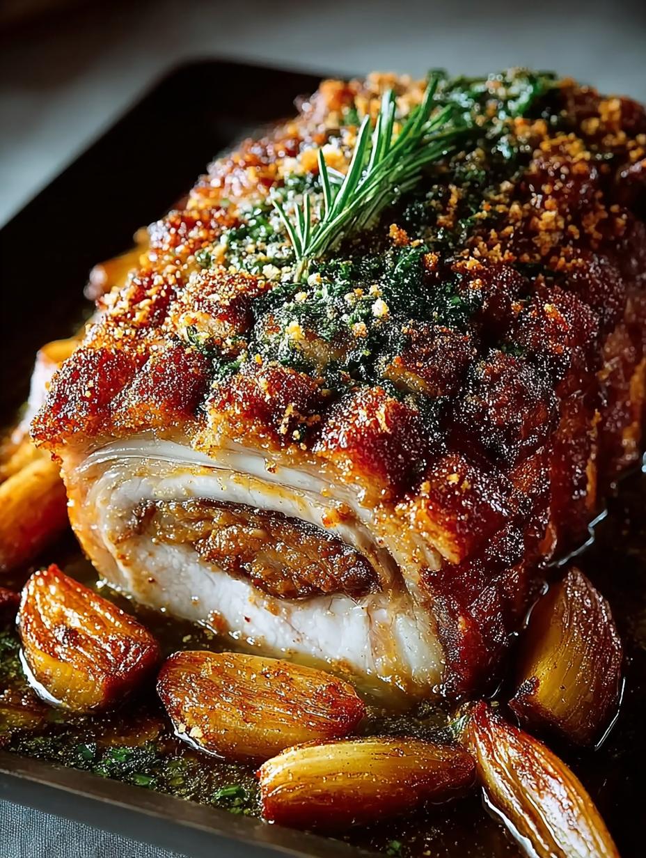 Crispy Porchetta with Almond: 8 Steps to Perfection 3 Crispy Porchetta with Almond: 8 Steps to Perfection - Crispy Porchetta with Almond - additional detail