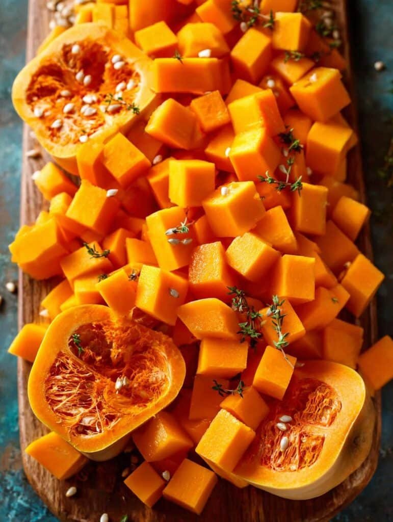 Cut Butternut Squash