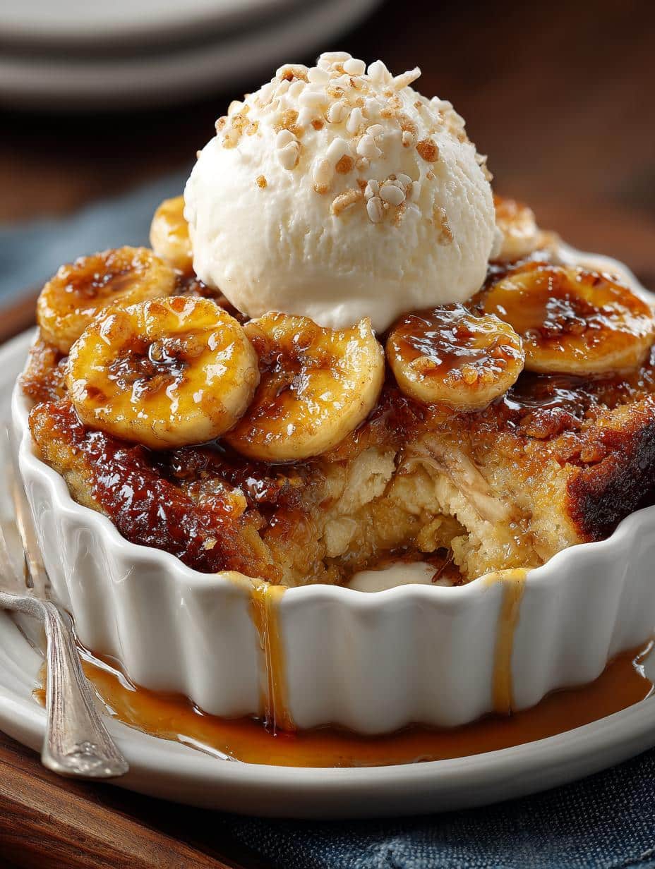 Delightful Bananas Foster Cobbler: 5 Reasons to Indulge 2 Delightful Bananas Foster Cobbler: 5 Reasons to Indulge - Delightful Bananas Foster Cobbler - main visual representation