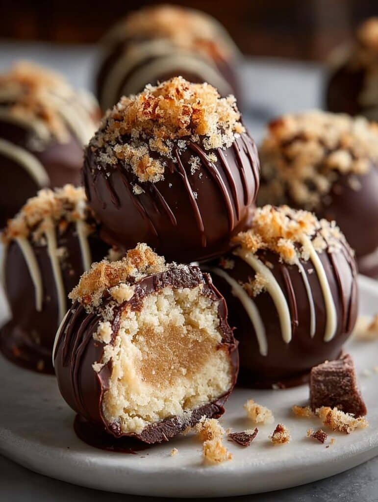 Eggnog Chocolate Truffles