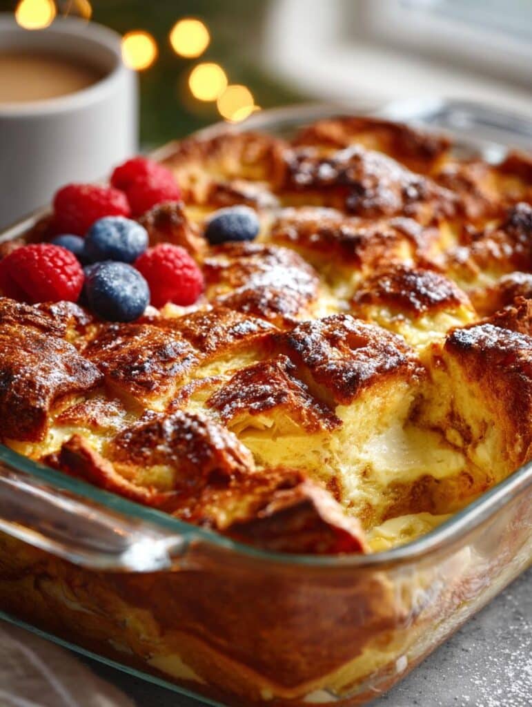 Eggnog French Toast Bake