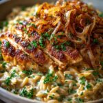 French Onion Chicken Orzo: 5 Comforting Recipe Secrets 2 French Onion Chicken Orzo