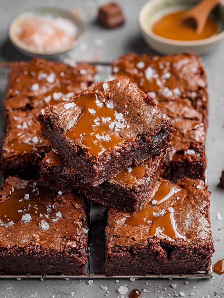 Fudgy Rolo Brownies