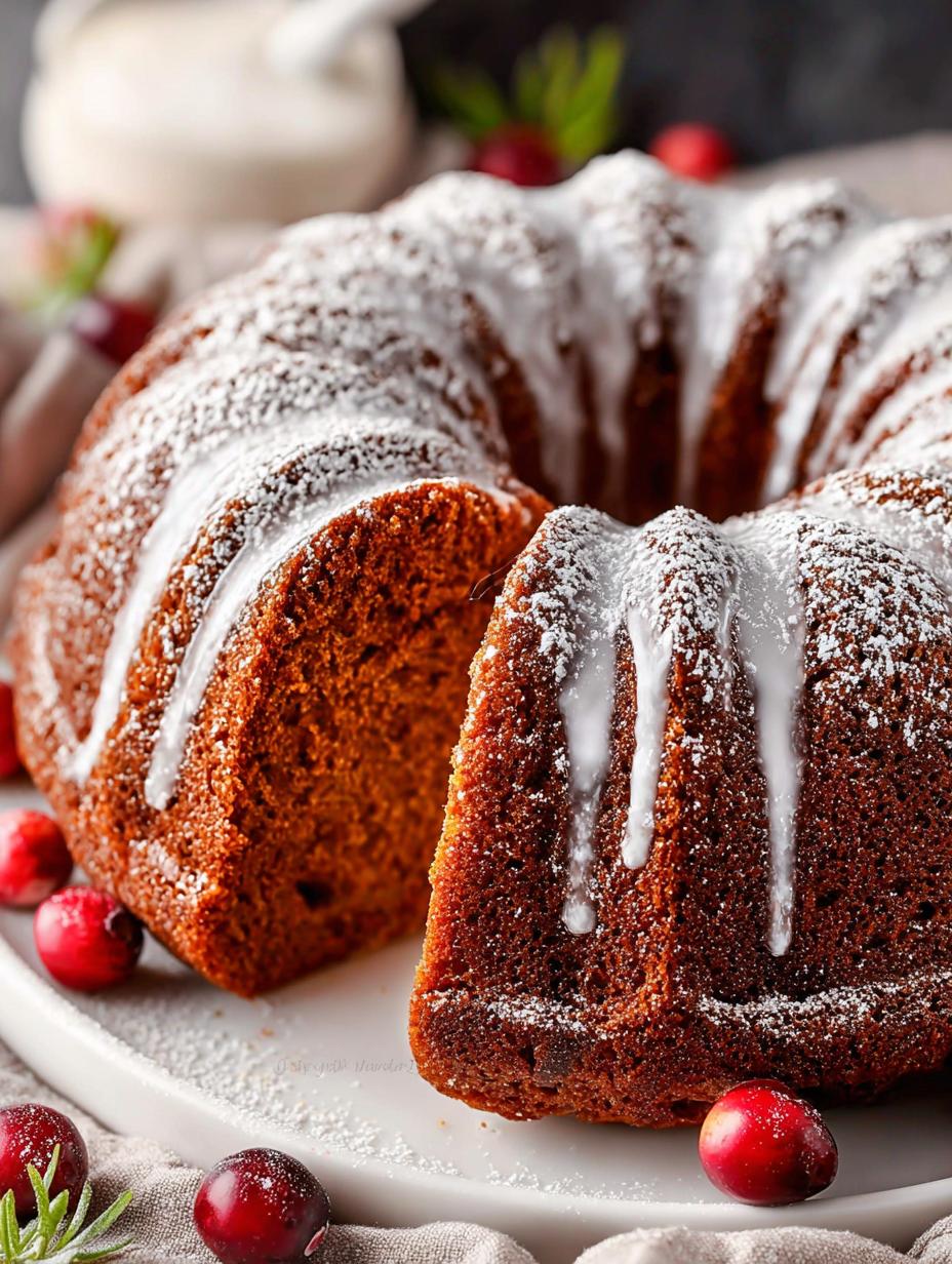 Gingerbread Bundt Cake: 7 Steps to Holiday Delight - Gingerbread Bundt Cake - additional detail