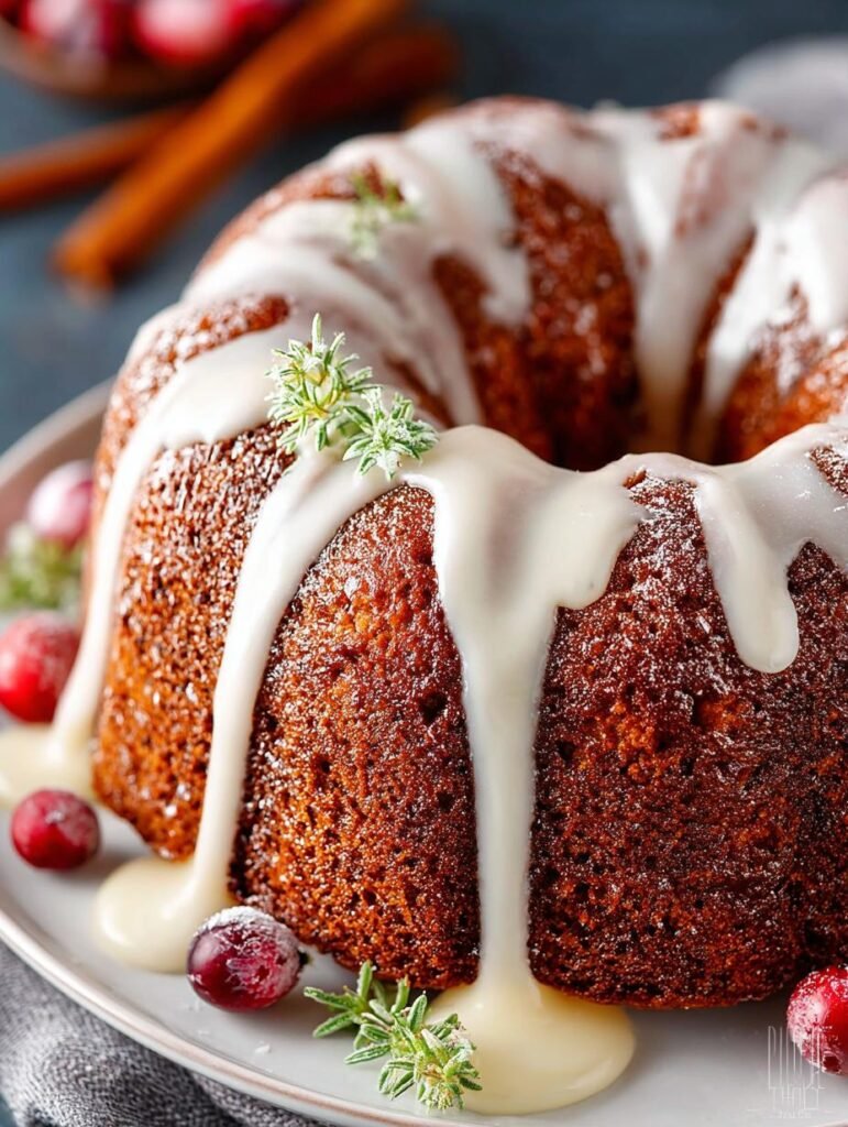 Gingerbread Bundt Cake