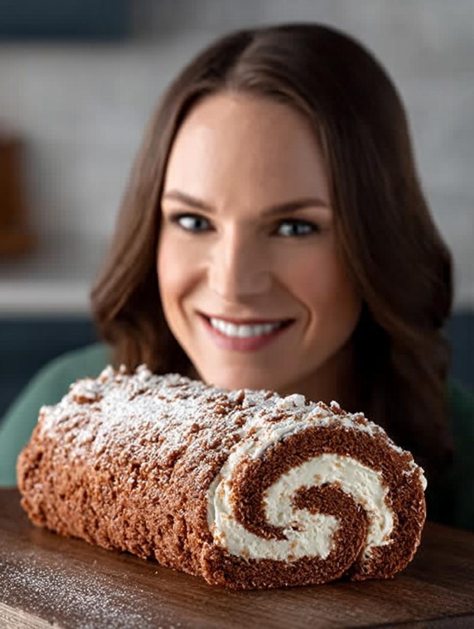 Gingerbread Cake Roll
