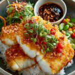 Halibut Tempura with Japanese