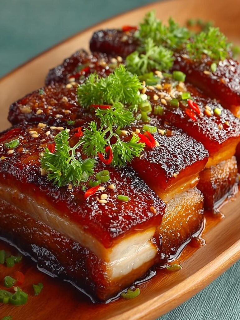 Honey Glazed Pork Belly