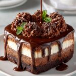 Hot Fudge Brownie Cheesecake