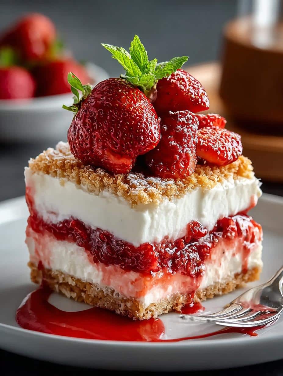 Indulge Crispy Strawberry Cheesecake Bliss - Indulge Crispy Strawberry Cheesecake - additional detail