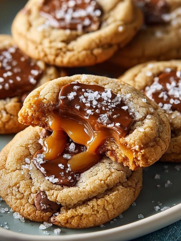 Irresistible Salted Caramel Cookie