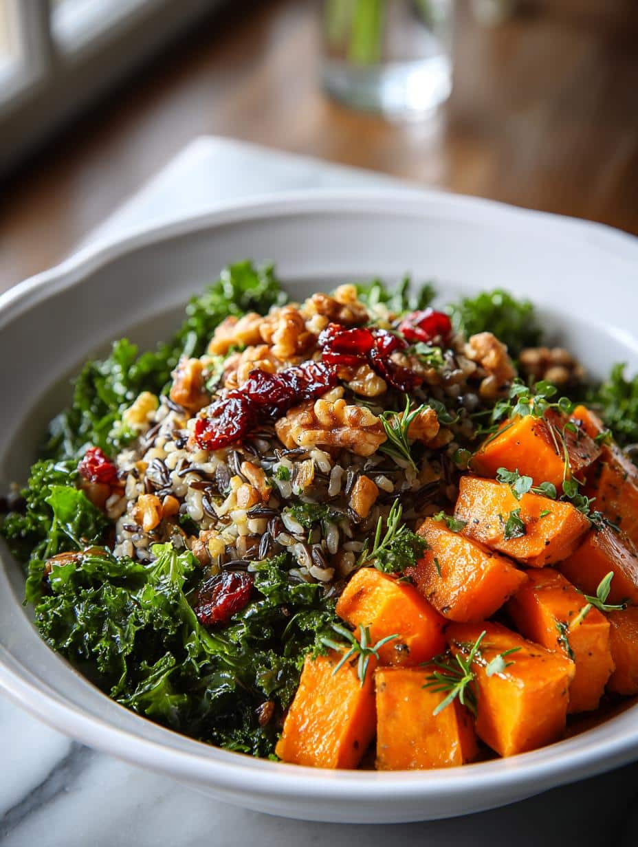 Kale Sweet Potato Wild Rice Bowl: A Hearty Delight 3 Kale Sweet Potato Wild Rice Bowl: A Hearty Delight - Kale Sweet Potato Wild - additional detail