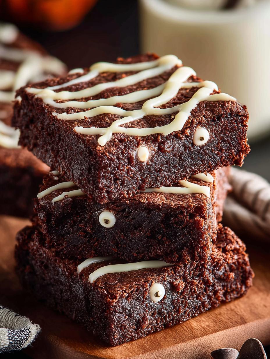 Delicious Mummy Brownies for a Spooky Halloween Treat - Mummy Brownies - main visual representation