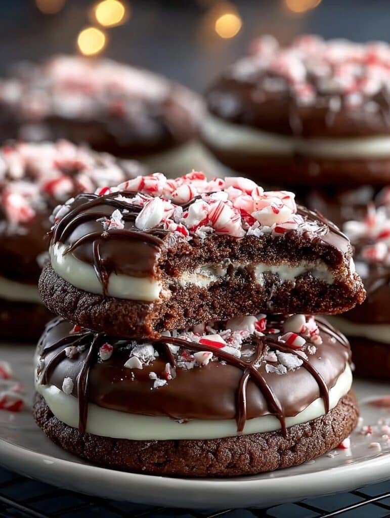 Peppermint Bark Cookies