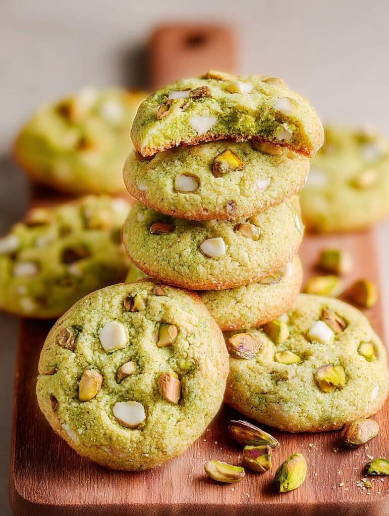 Pistachio Pudding Cookies