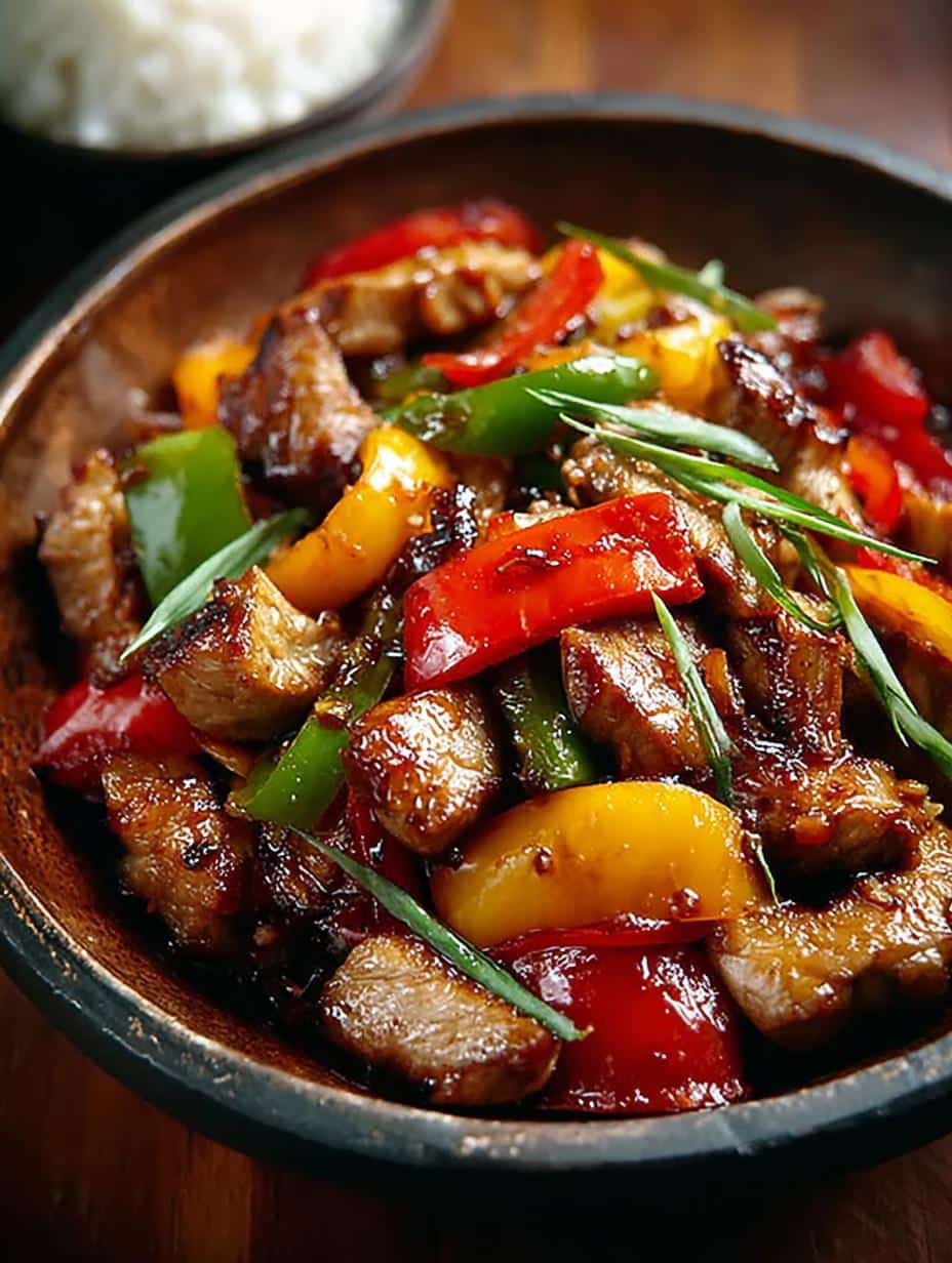Savory Pork Peppers Stir-Fry for an Easy Dinner Delight 1 Pork Peppers