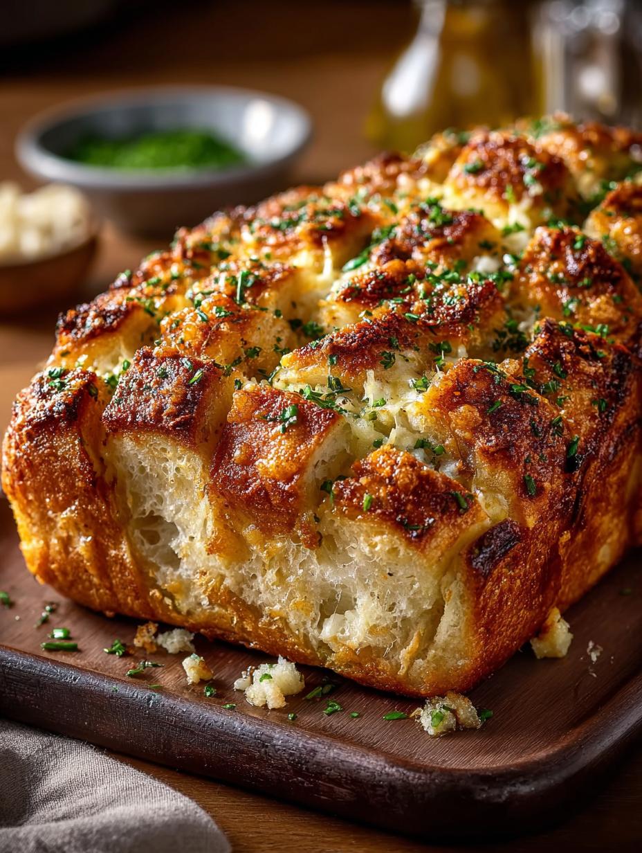 Pull Apart Garlic Bread: 7 Reasons You'll Love This Recipe 3 Delicious Pull Apart Garlic Bread served with marinara sauce