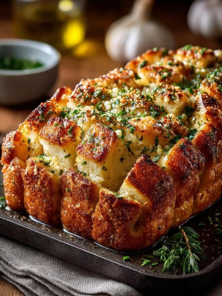 Pull Apart Garlic Bread