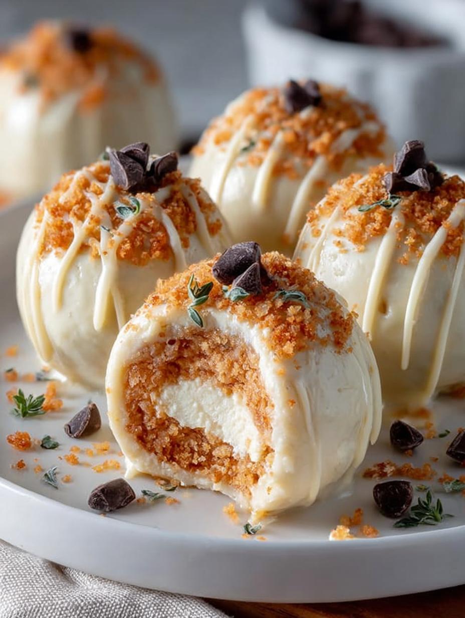 Pumpkin Pie Cheesecake Balls: 20 Irresistibly Delicious Treats - Pumpkin Pie Cheesecake Balls - additional detail