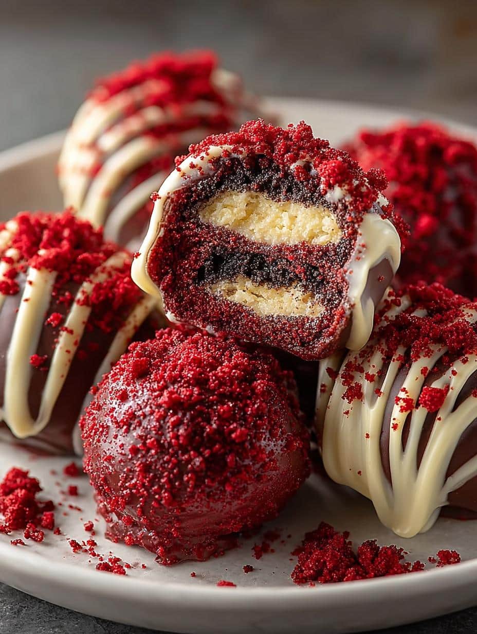 Red Velvet Oreo Truffles: 24 Irresistible Treats 2 Red Velvet Oreo Truffles: 24 Irresistible Treats - Red Velvet Oreo Truffles - main visual representation