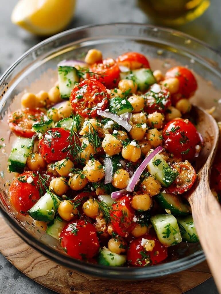 Refreshing Chickpea Salad with