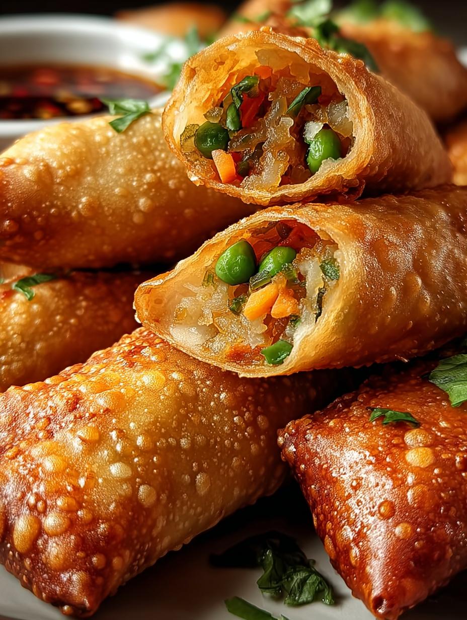 Crispy Rice Paper Samosa Rolls: Healthy Vegan Delight - Rice Paper Samosa Rolls - main visual representation