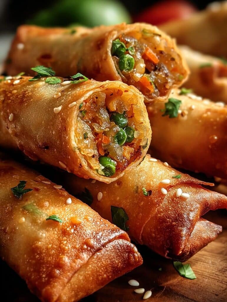 Rice Paper Samosa Rolls