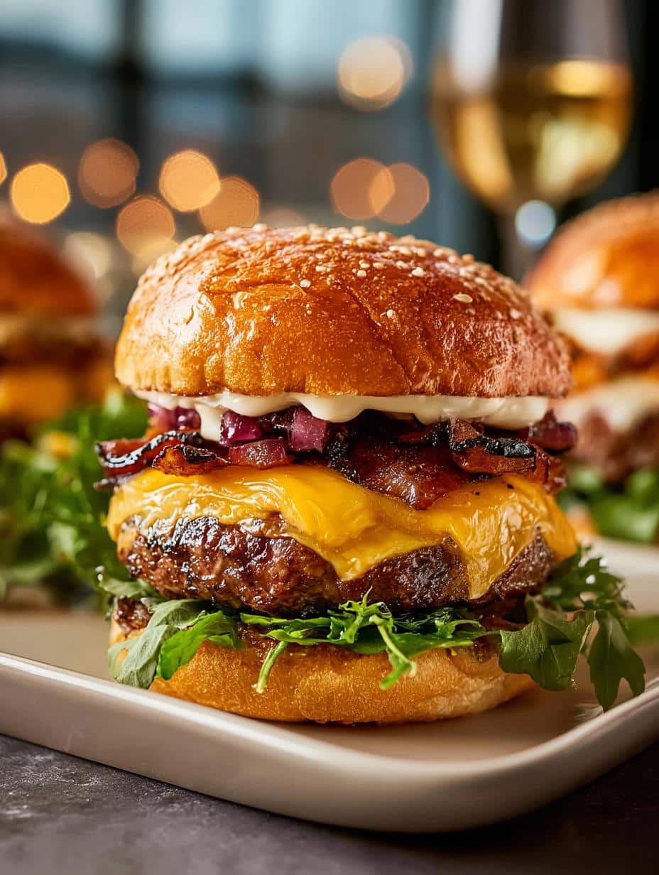 Smashburgers with Special Truffle Sauce Delight 3 Smashburgers with Special Truffle Sauce Delight - Smashburgers with Special Truffle - additional detail