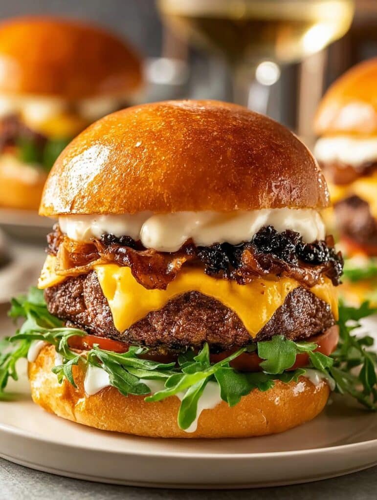 Smashburgers with Special Truffle